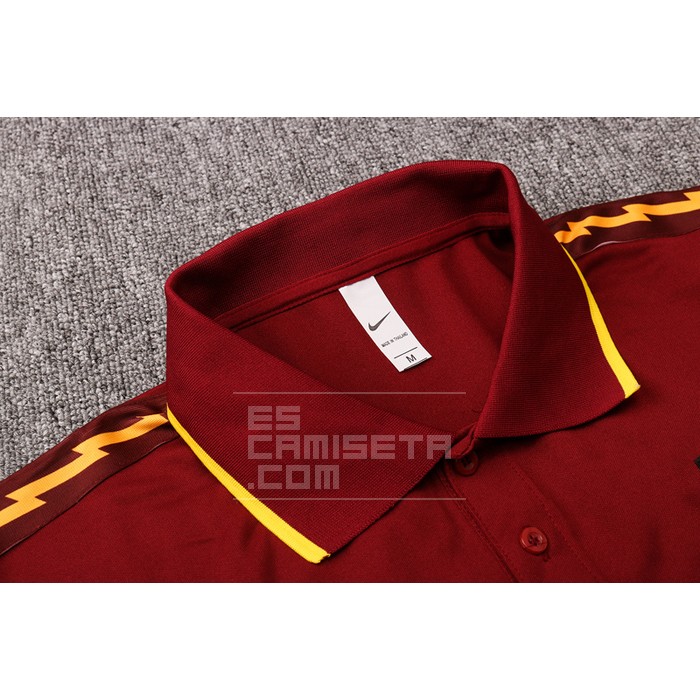 Camiseta Polo del Roma 20/21 Rojo - Haga un click en la imagen para cerrar